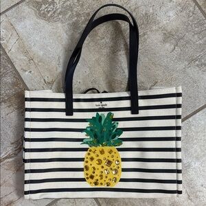 Kate Spade Canvas Pineapple Tote